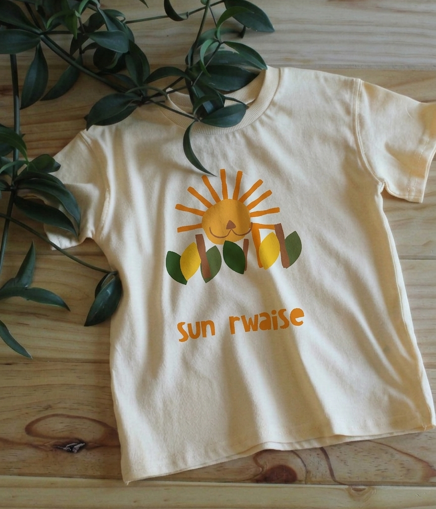 T-shirt infantil Lion | Design exclusivo | 100% Algodão | Estampagem DTF | Gaga Shapes